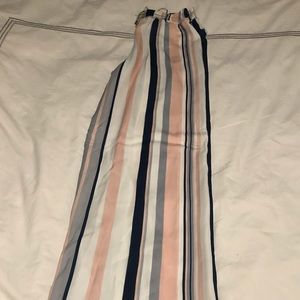 Ramy Brock Stripped Silk Pants
